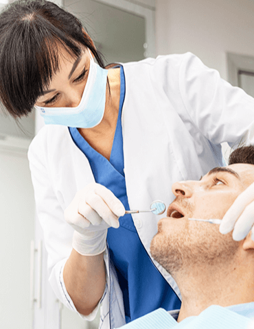 Dentist and Client